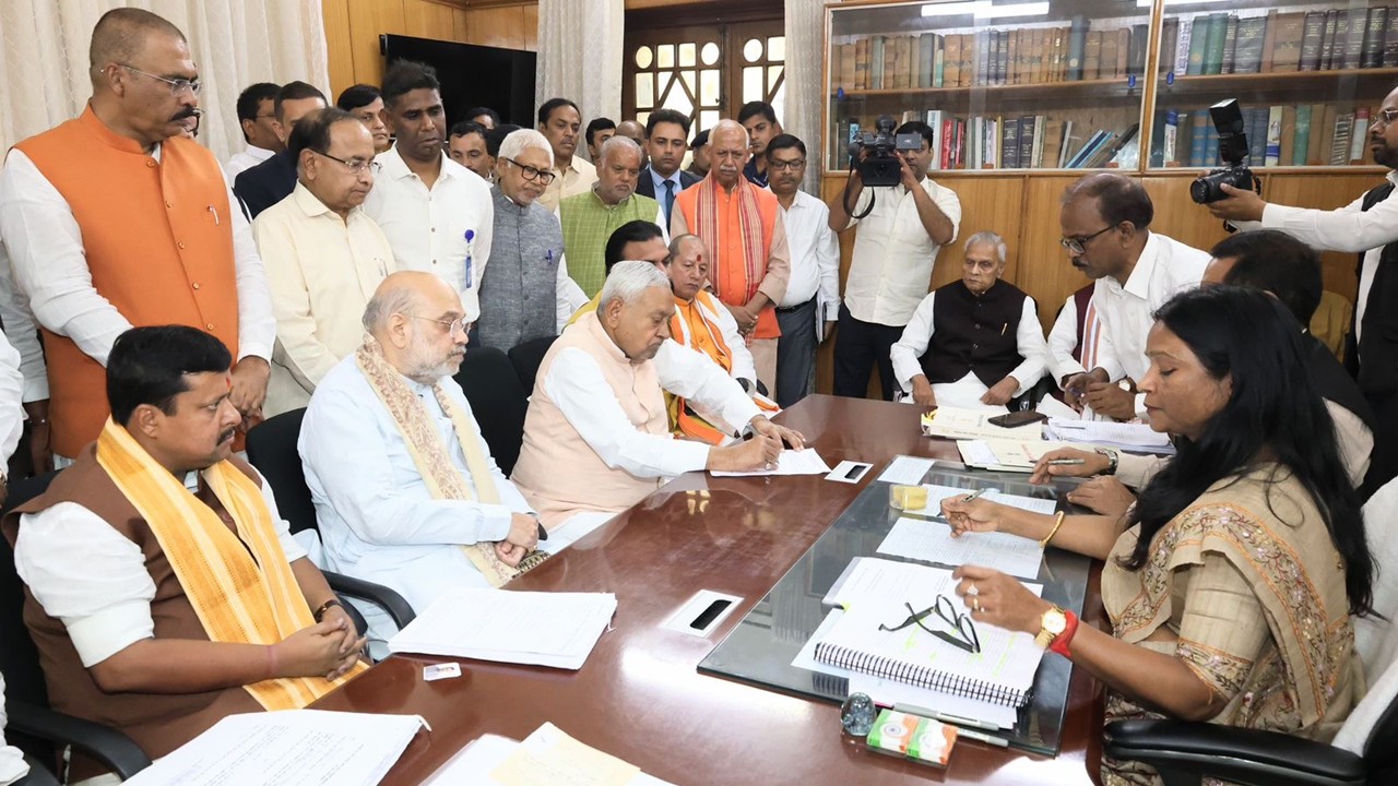 Nitish Kumar Files Rajya Sabha Nomination; Opposition Questions Move