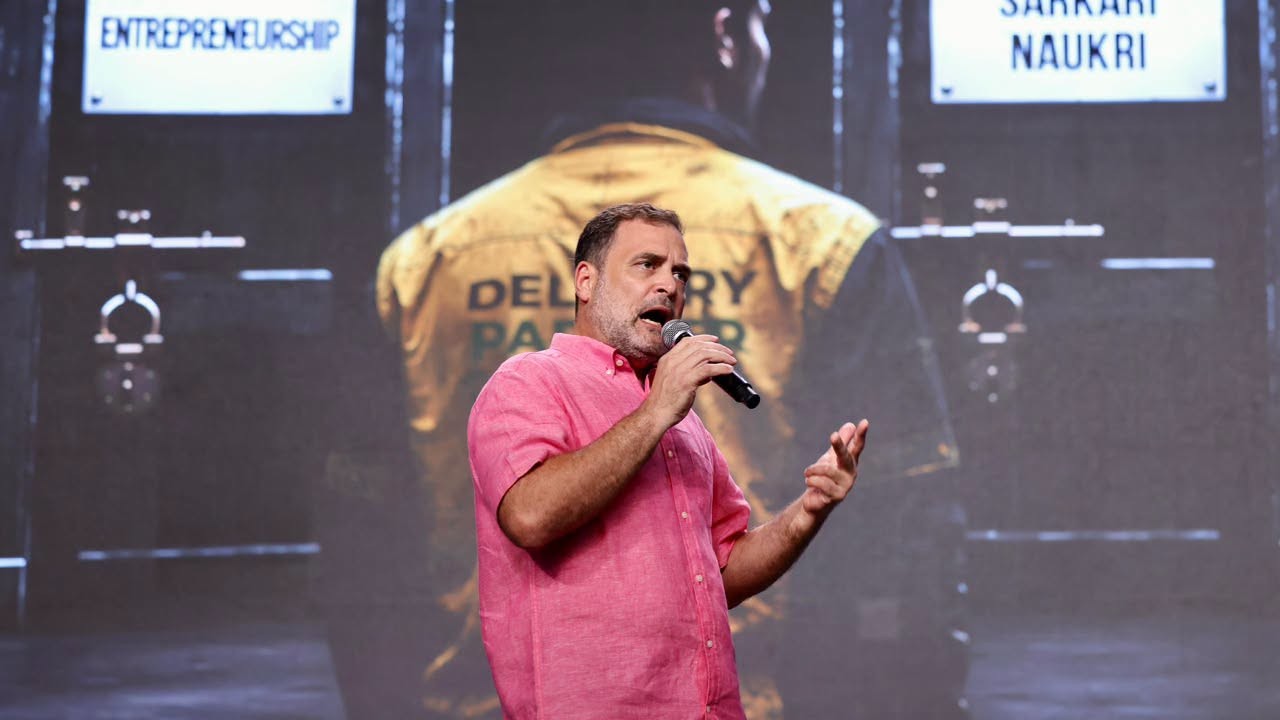 From Jobs to AI, Rahul Gandhi Raises Youth Concerns at Prayagraj Event
