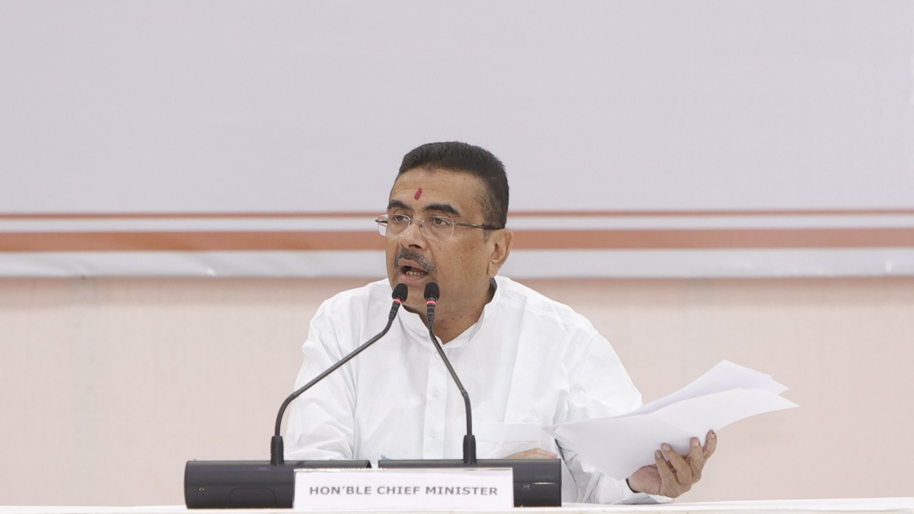 West Bengal: From ‘Sharodotsav’ to Jadavpur University, Suvendu Adhikari Targets CPI(M)
