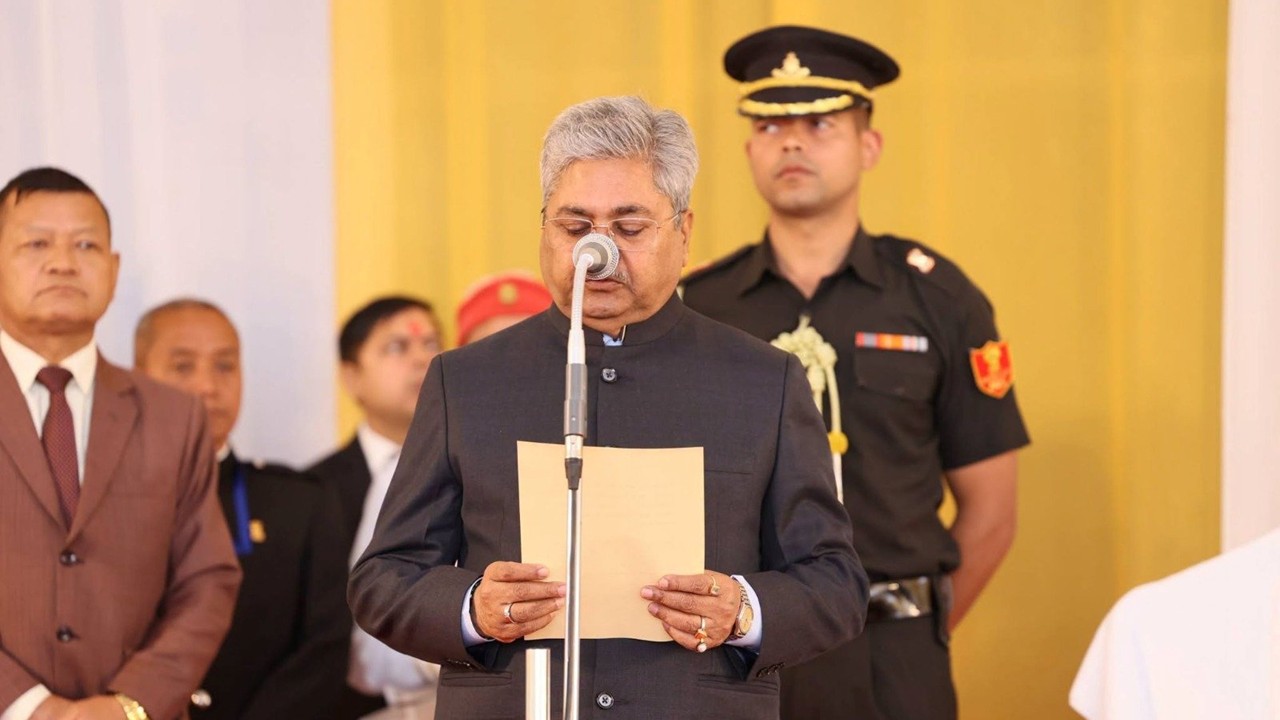 Despite Family’s Protests, Dushyant Kumar Gautam Assumes Office As Sikkim Governor