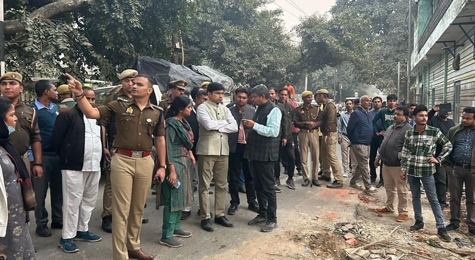 Tensions Escalate in Sambhal Over Mosque Survey; Stone Pelting Reported