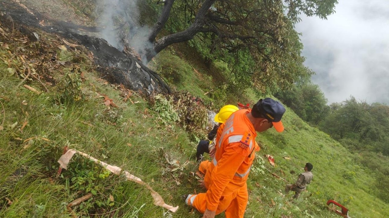 Tragedy Strikes Kedarnath: Chopper Crash Claims Seven Lives
