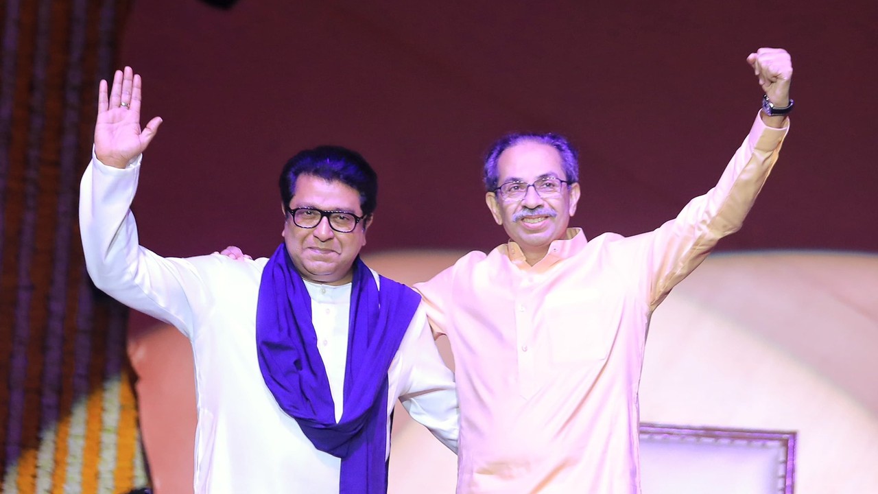 Thackeray Cousins Reunite After 20 Years, Target BJP Over Language Imposition