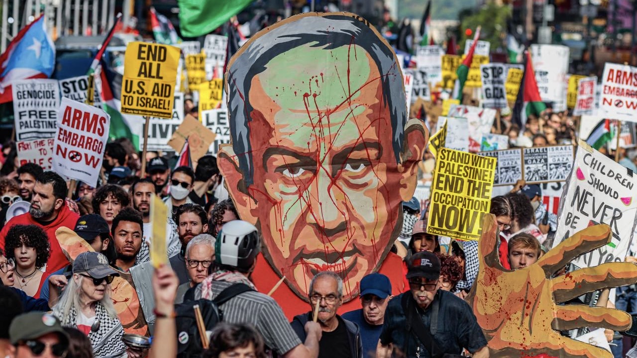 Thousands March to Denounce Netanyahu at UNGA: 'Everywhere You Go, You Will be Met With Empty Rooms'