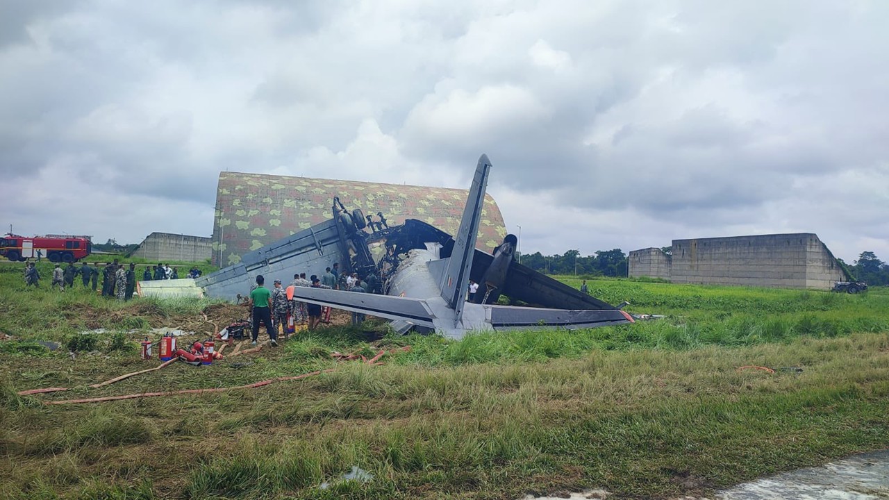 Five IAF Personnel Killed as AN-32 Transport Aircraft Crashes During Landing at Jorhat